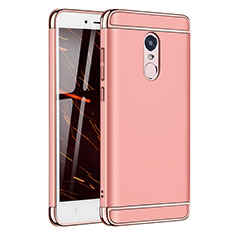 Coque Bumper Luxe Metal et Plastique Etui Housse M02 pour Xiaomi Redmi Note 4 Or Rose