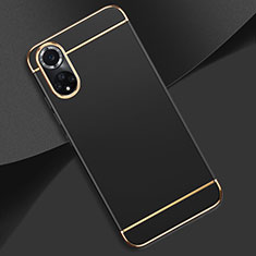 Coque Bumper Luxe Metal et Plastique Etui Housse pour Huawei Honor 50 5G Noir