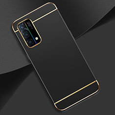 Coque Bumper Luxe Metal et Plastique Etui Housse pour Oppo K9 5G Noir