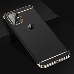 Coque Bumper Luxe Metal et Plastique Etui Housse T01 pour Apple iPhone 11 Noir