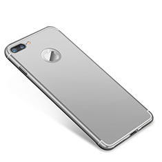 Coque Bumper Luxe Metal et Plastique Etui Housse T01 pour Apple iPhone 7 Plus Argent