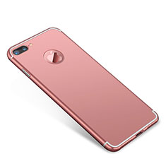 Coque Bumper Luxe Metal et Plastique Etui Housse T01 pour Apple iPhone 7 Plus Or Rose