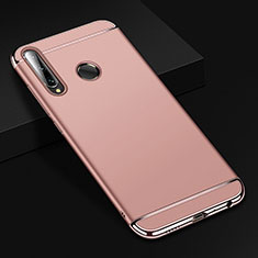 Coque Bumper Luxe Metal et Plastique Etui Housse T01 pour Huawei Honor 20 Lite Or Rose