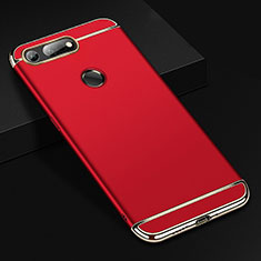 Coque Bumper Luxe Metal et Plastique Etui Housse T01 pour Huawei Honor V20 Rouge