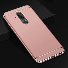 Coque Bumper Luxe Metal et Plastique Etui Housse T01 pour Huawei Mate 20 Lite Or Rose