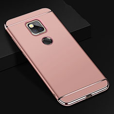 Coque Bumper Luxe Metal et Plastique Etui Housse T01 pour Huawei Mate 20 X 5G Or Rose