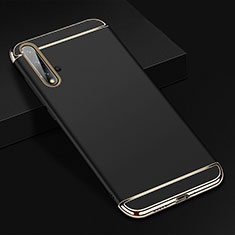 Coque Bumper Luxe Metal et Plastique Etui Housse T01 pour Huawei Nova 5 Pro Noir