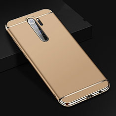 Coque Bumper Luxe Metal et Plastique Etui Housse T01 pour Xiaomi Redmi Note 8 Pro Or