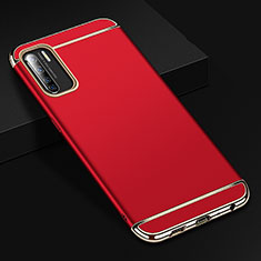 Coque Bumper Luxe Metal et Plastique Etui Housse T02 pour Oppo K7 5G Rouge