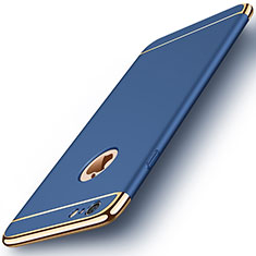Coque Bumper Luxe Metal et Plastique pour Apple iPhone 6 Bleu