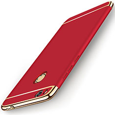 Coque Bumper Luxe Metal et Plastique pour Huawei GR3 (2017) Rouge