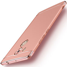 Coque Bumper Luxe Metal et Plastique pour Huawei Mate 8 Or Rose