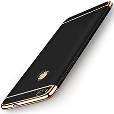 Coque Bumper Luxe Metal et Plastique pour Huawei P8 Lite (2017) Noir