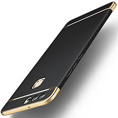 Coque Bumper Luxe Metal et Plastique pour Huawei P9 Plus Noir