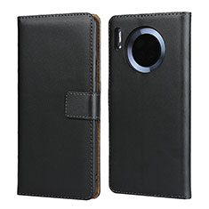 Coque Clapet Portefeuille Livre Cuir L02 pour Huawei Mate 30 5G Noir