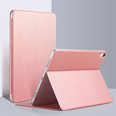 Coque Clapet Portefeuille Livre Cuir L03 pour Apple iPad Pro 12.9 (2018) Rose