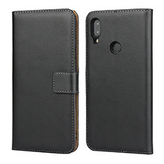 Coque Clapet Portefeuille Livre Cuir L04 pour Xiaomi Redmi Note 7 Noir