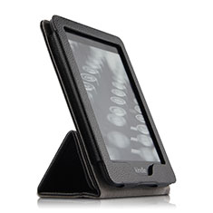 Coque Clapet Portefeuille Livre Cuir pour Amazon Kindle Paperwhite 6 inch Noir