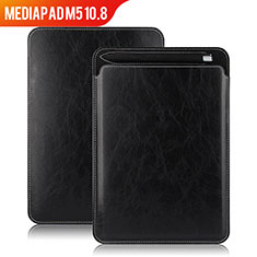 Coque Clapet Portefeuille Livre Cuir pour Huawei MediaPad M5 10.8 Noir