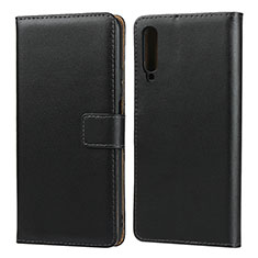 Coque Clapet Portefeuille Livre Cuir pour Huawei P Smart Pro (2019) Noir