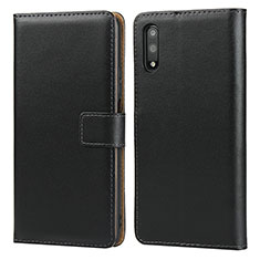 Coque Clapet Portefeuille Livre Cuir pour Huawei P Smart Z (2019) Noir