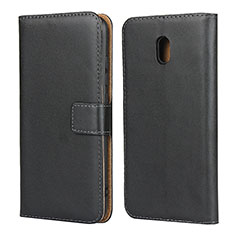 Coque Clapet Portefeuille Livre Cuir pour Xiaomi Redmi 8A Noir