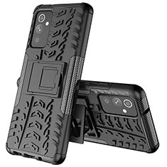 Coque Contour Silicone et Plastique Housse Etui Mat avec Support J01X pour Samsung Galaxy A34 5G Noir