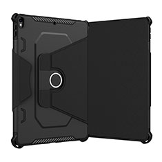 Coque Contour Silicone et Plastique Housse Etui Mat avec Support L05 pour Apple iPad Pro 10.5 Noir