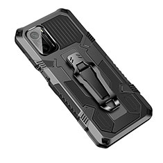 Coque Contour Silicone et Plastique Housse Etui Mat avec Support ZJ2 pour Xiaomi Redmi K40 Pro+ Plus 5G Gris