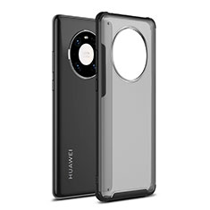 Coque Contour Silicone et Plastique Housse Etui Mat pour Huawei Mate 40E Pro 4G Noir