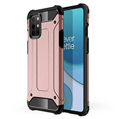 Coque Contour Silicone et Plastique Housse Etui Mat pour OnePlus 8T 5G Or Rose