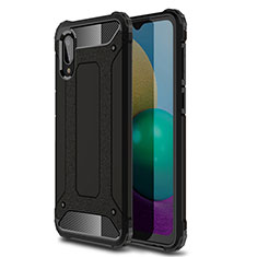 Coque Contour Silicone et Plastique Housse Etui Mat pour Samsung Galaxy M02 Noir