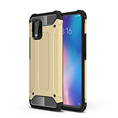 Coque Contour Silicone et Plastique Housse Etui Mat pour Xiaomi Mi 10 Lite Or