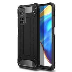 Coque Contour Silicone et Plastique Housse Etui Mat pour Xiaomi Mi 10T Pro 5G Noir