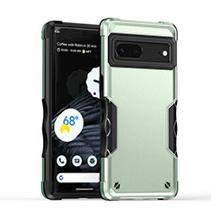 Coque Contour Silicone et Plastique Housse Etui Mat QW1 pour Google Pixel 7 5G Pastel Vert