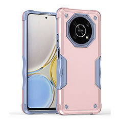 Coque Contour Silicone et Plastique Housse Etui Mat QW1 pour Huawei Honor Magic4 Lite 5G Or Rose