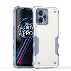 Coque Contour Silicone et Plastique Housse Etui Mat QW1 pour Realme Narzo 50 Pro 5G Blanc