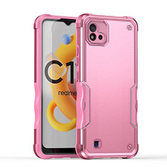 Coque Contour Silicone et Plastique Housse Etui Mat QW1 pour Realme Narzo 50i Rose