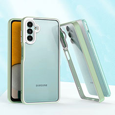 Coque Contour Silicone et Plastique Housse Etui Mat QW1 pour Samsung Galaxy A13 5G Pastel Vert