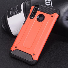 Coque Contour Silicone et Plastique Housse Etui Mat R01 pour Huawei Honor 10i Rouge