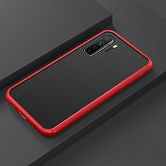 Coque Contour Silicone et Plastique Housse Etui Mat R01 pour Huawei Nova 7 SE 5G Rouge