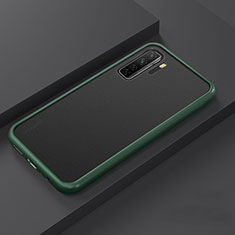 Coque Contour Silicone et Plastique Housse Etui Mat R01 pour Huawei Nova 7 SE 5G Vert