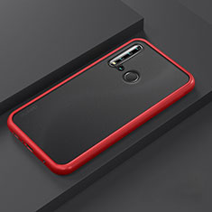 Coque Contour Silicone et Plastique Housse Etui Mat R03 pour Huawei Nova 5i Rouge