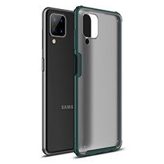 Coque Contour Silicone et Plastique Housse Etui Mat U01 pour Samsung Galaxy A12 5G Vert