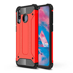 Coque Contour Silicone et Plastique Housse Etui Mat WL1 pour Samsung Galaxy A40s Rouge