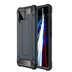 Coque Contour Silicone et Plastique Housse Etui Mat WL1 pour Samsung Galaxy A42 5G Bleu Royal