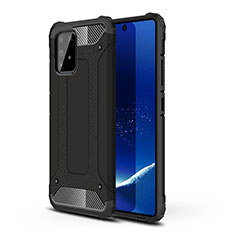 Coque Contour Silicone et Plastique Housse Etui Mat WL1 pour Samsung Galaxy M80S Noir