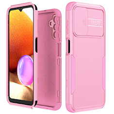 Coque Contour Silicone et Plastique Housse Etui Protection Integrale 360 Degres MQ1 pour Samsung Galaxy A13 5G Or Rose