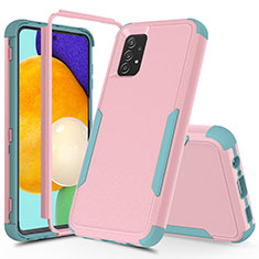 Coque Contour Silicone et Plastique Housse Etui Protection Integrale 360 Degres MQ1 pour Samsung Galaxy A52 4G Rose