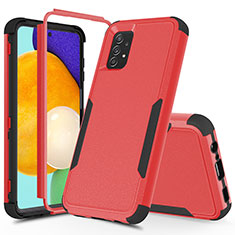 Coque Contour Silicone et Plastique Housse Etui Protection Integrale 360 Degres MQ1 pour Samsung Galaxy A52 4G Rouge